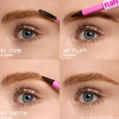 NYX PROFESSIONAL MAKEUP Fluff & Snatch Brow Powder Pen 02 Taupe