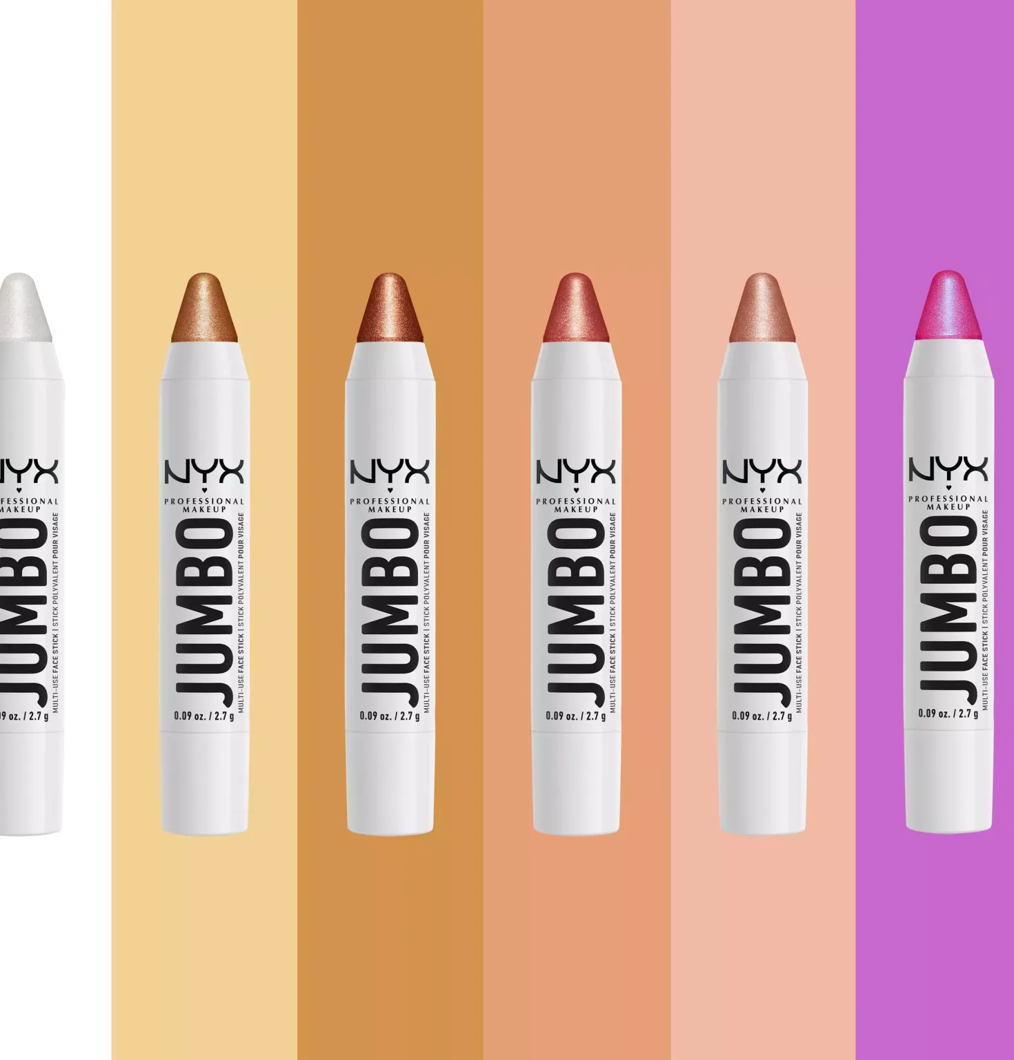 NYX PROFESSIONAL MAKEUP Jumbo Artistry Face Sticks 01 Coconut Cake