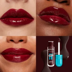 NYX PROFESSIONAL MAKEUP Lip I.V. Hydrating Gloss Stain Lip Gloss 05 Mocha Me Wet