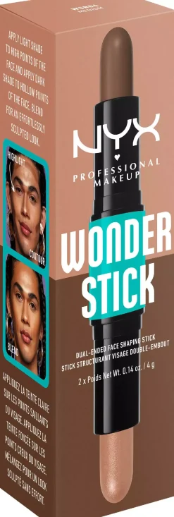 NYX PROFESSIONAL MAKEUP Wonder Stick Dual-Ended Face Shaping Stick 02 Universal Light