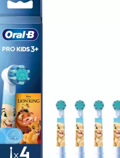 Oral B Pro Kids Toothbrush Heads Disney Lion King 4 stk