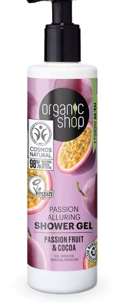 Organic Shop Alluring Shower Gel Passion Fruit & Cocoa 280 ml