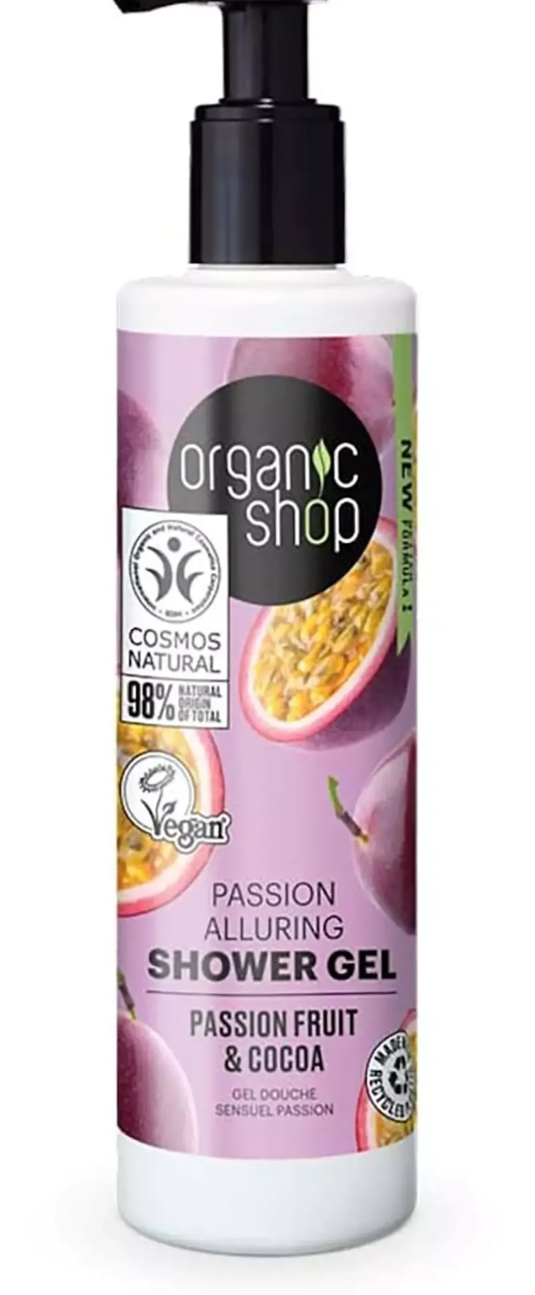 Organic Shop Alluring Shower Gel Passion Fruit & Cocoa 280 ml