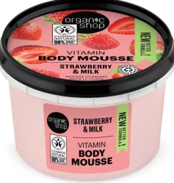 Organic Shop Body Mousse Strawberry & Milk 250 ml