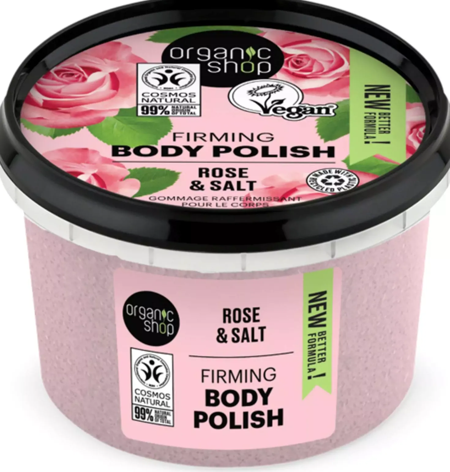 Organic Shop Body Polish Rose & Salt 250 ml