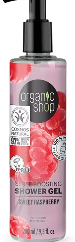 Organic Shop Sense Boosting Shower Gel Sweet Raspberry 280 ml