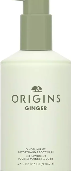 Origins Ginger Burst Savory Hand & Body Wash 200 ml
