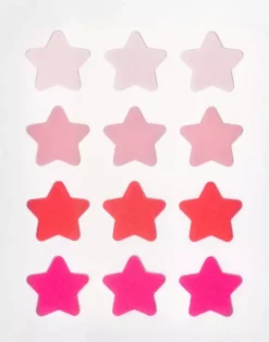 Peggy World Blemish Patches Stars and Hearts Hot Pink