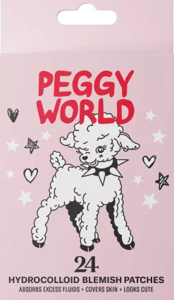 Peggy World Blemish Patches Stars and Hearts Hot Pink
