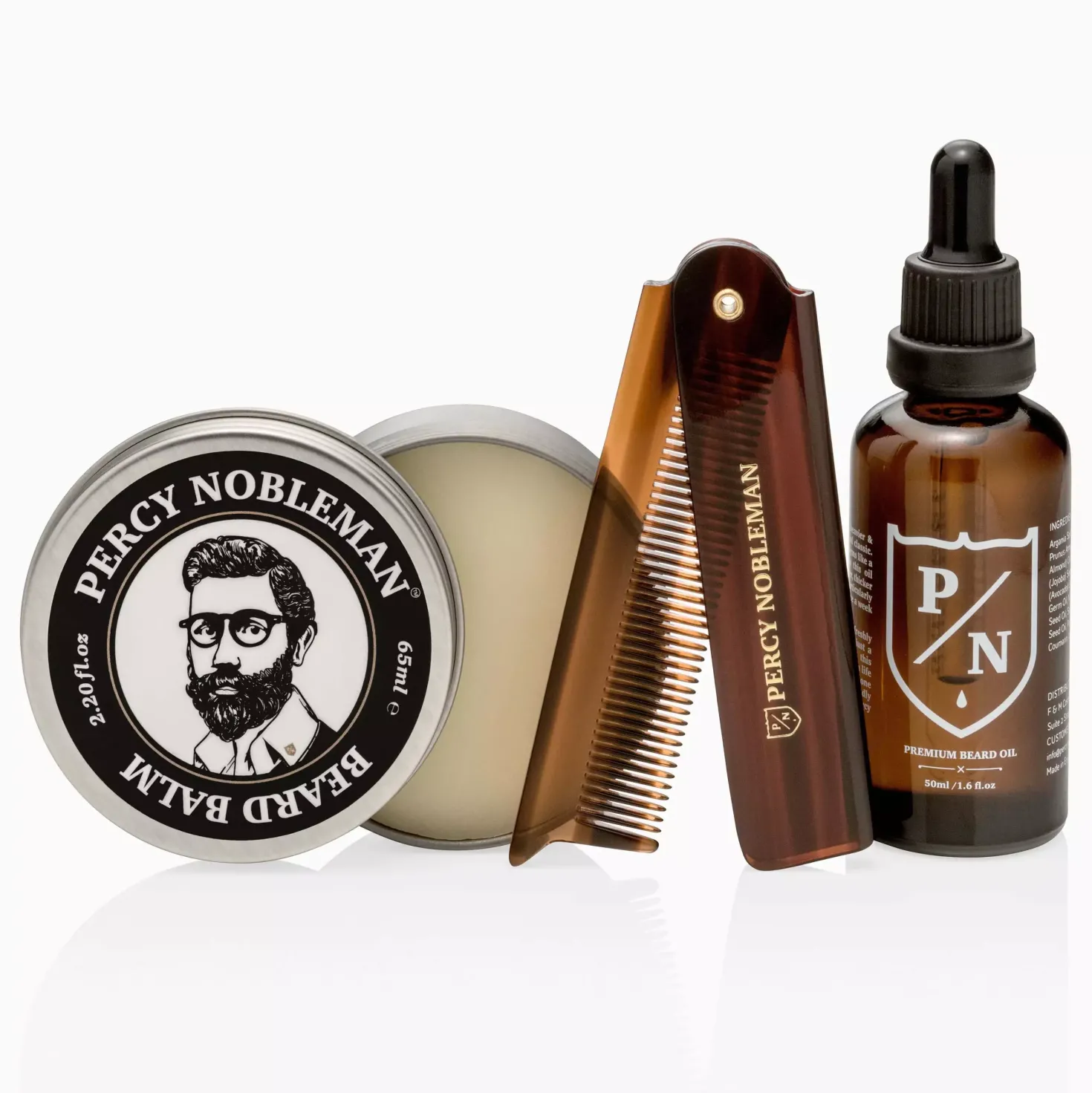 Percy Nobleman Premium Beard Care Kit