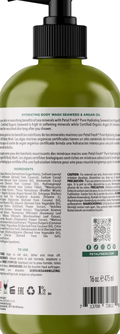 Petal FreshPure Seaweed & Argan Oil Body Wash 473 ml