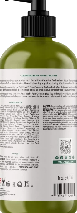 Petal FreshPure Tea Tree Body Wash 1000 ml