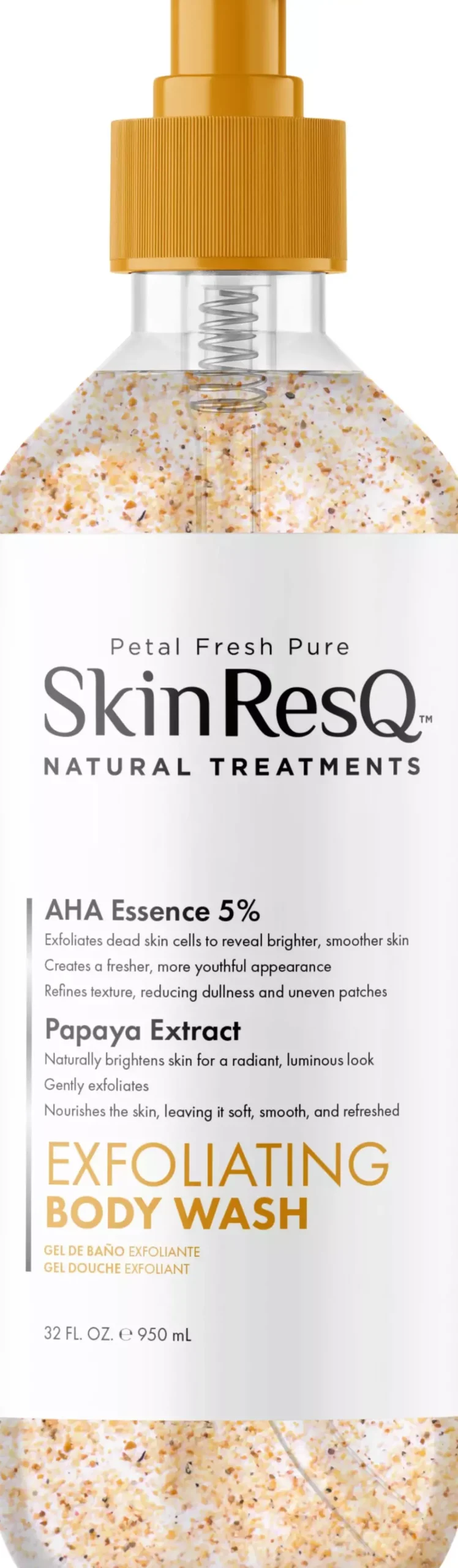 Petal FreshSkin ResQ Exfoliating Body Wash Papaya 950 ml