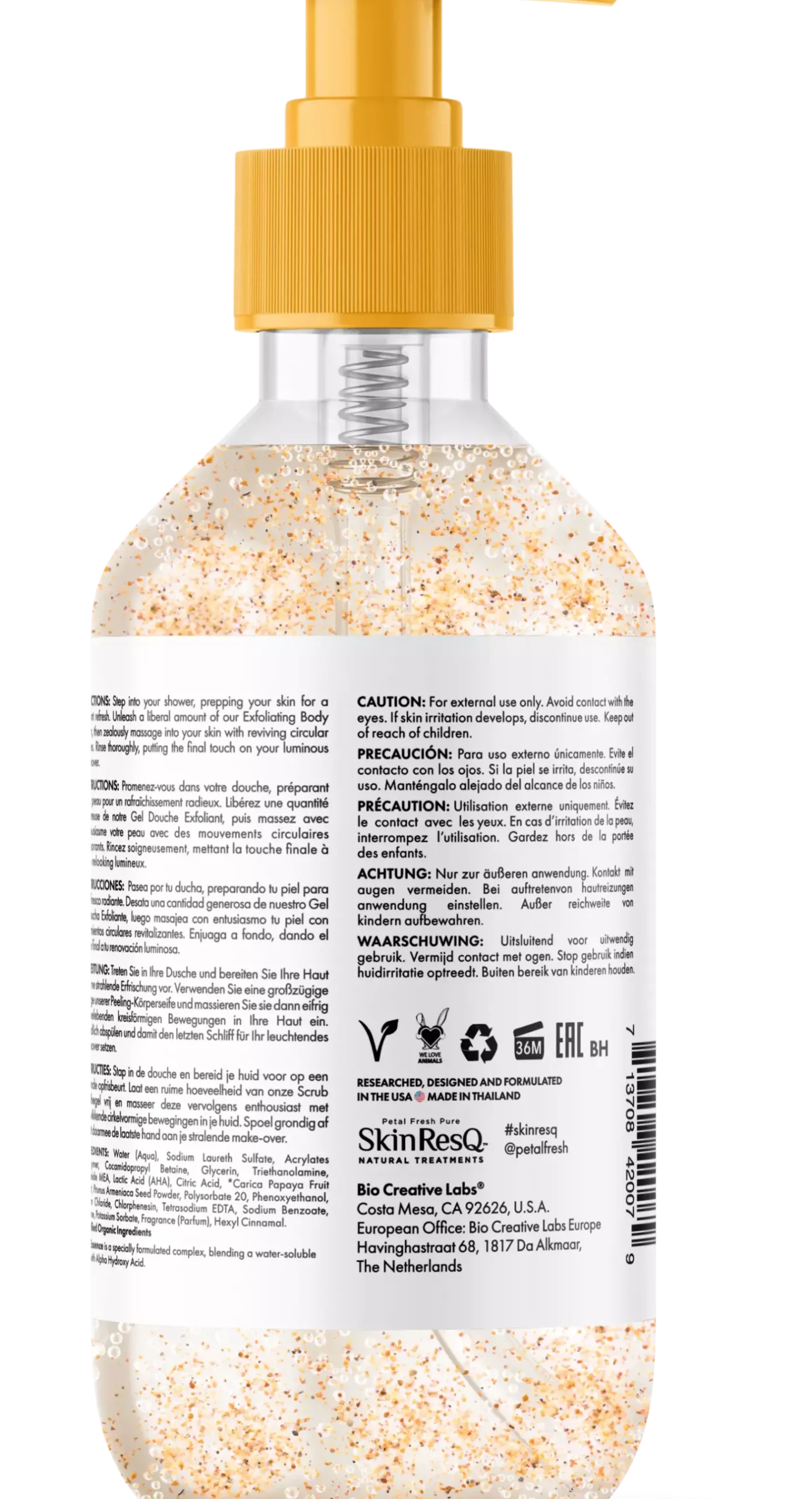 Petal FreshSkin ResQ Skin ResQ Exfoliating Body Wash 473 ml