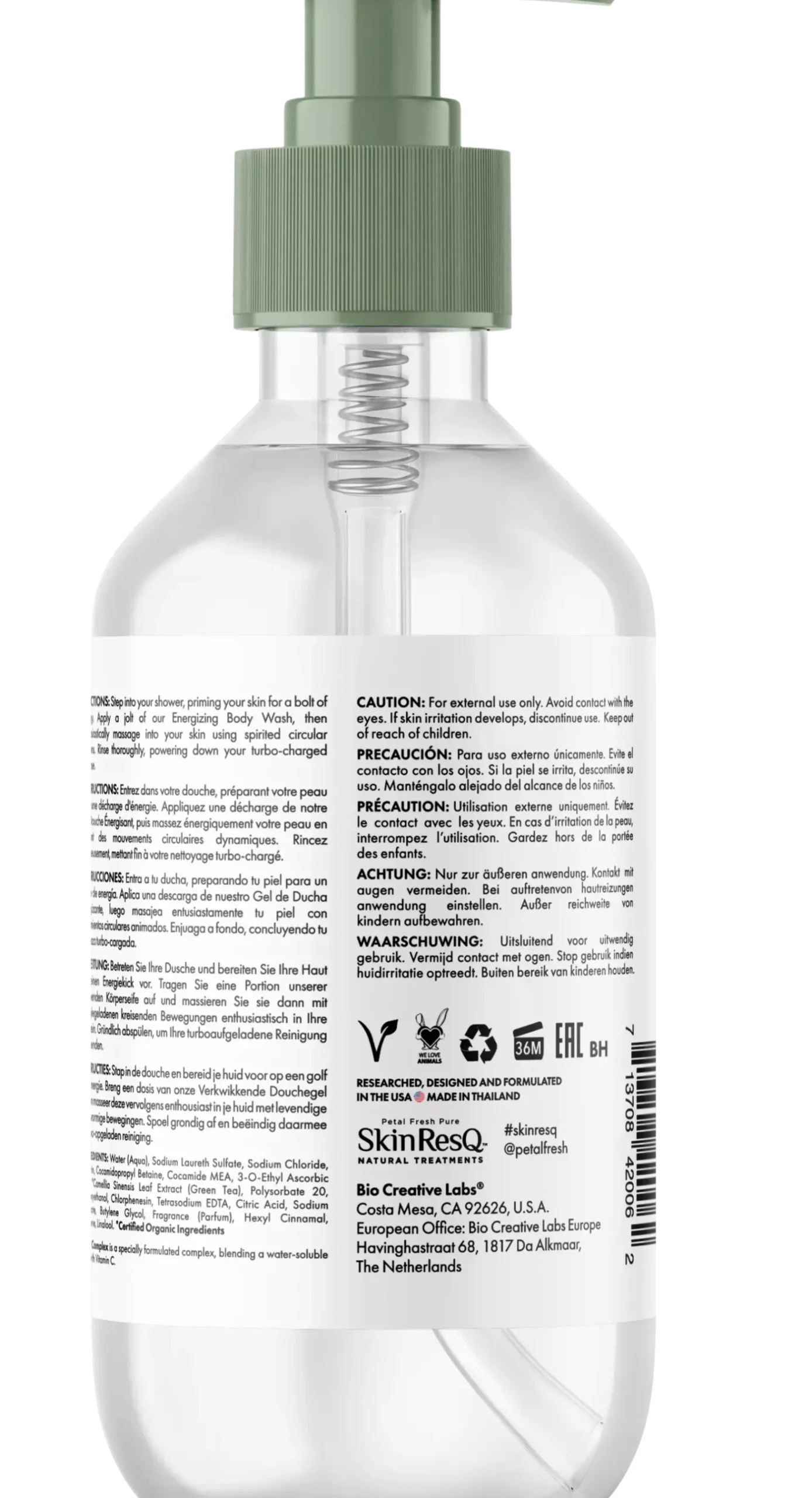 Petal FreshSkin ResQ Skin ResQ Energizing Body Wash 473 ml