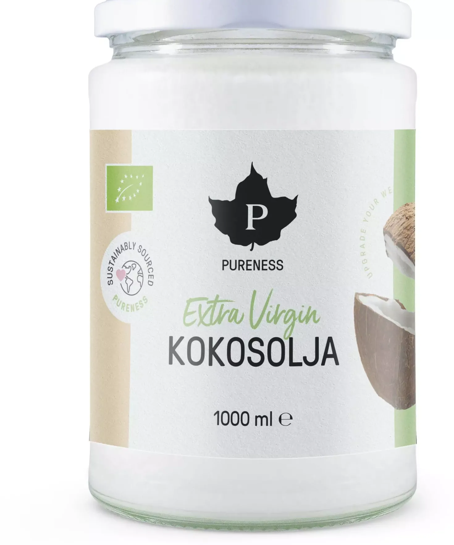 Pureness Jungfru kokosolja Eko 1000 ml