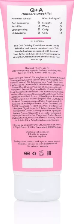Q+A Curl Defining Conditioner 250 ml