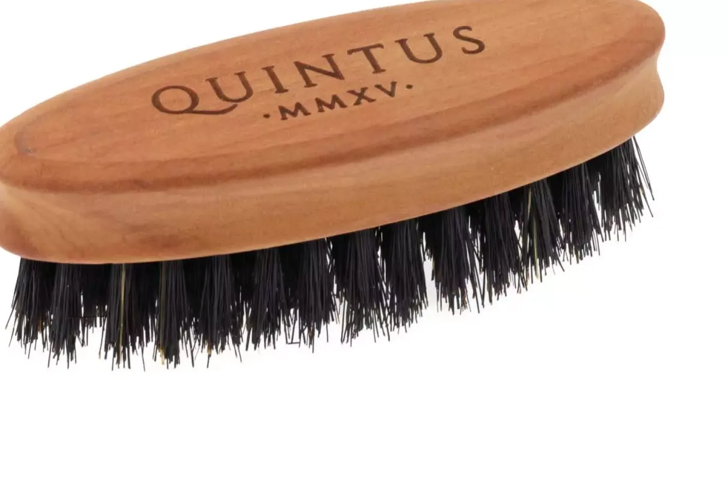 Quintus MMXV Small Beard Brush Pearwood Soft Natural Bristles