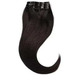 Rapunzel of Sweden Invisible Clip-ins Straight / Light Volume / 3 pieces 50 cm Brown Ash Blonde Balayage B5.1/7.4