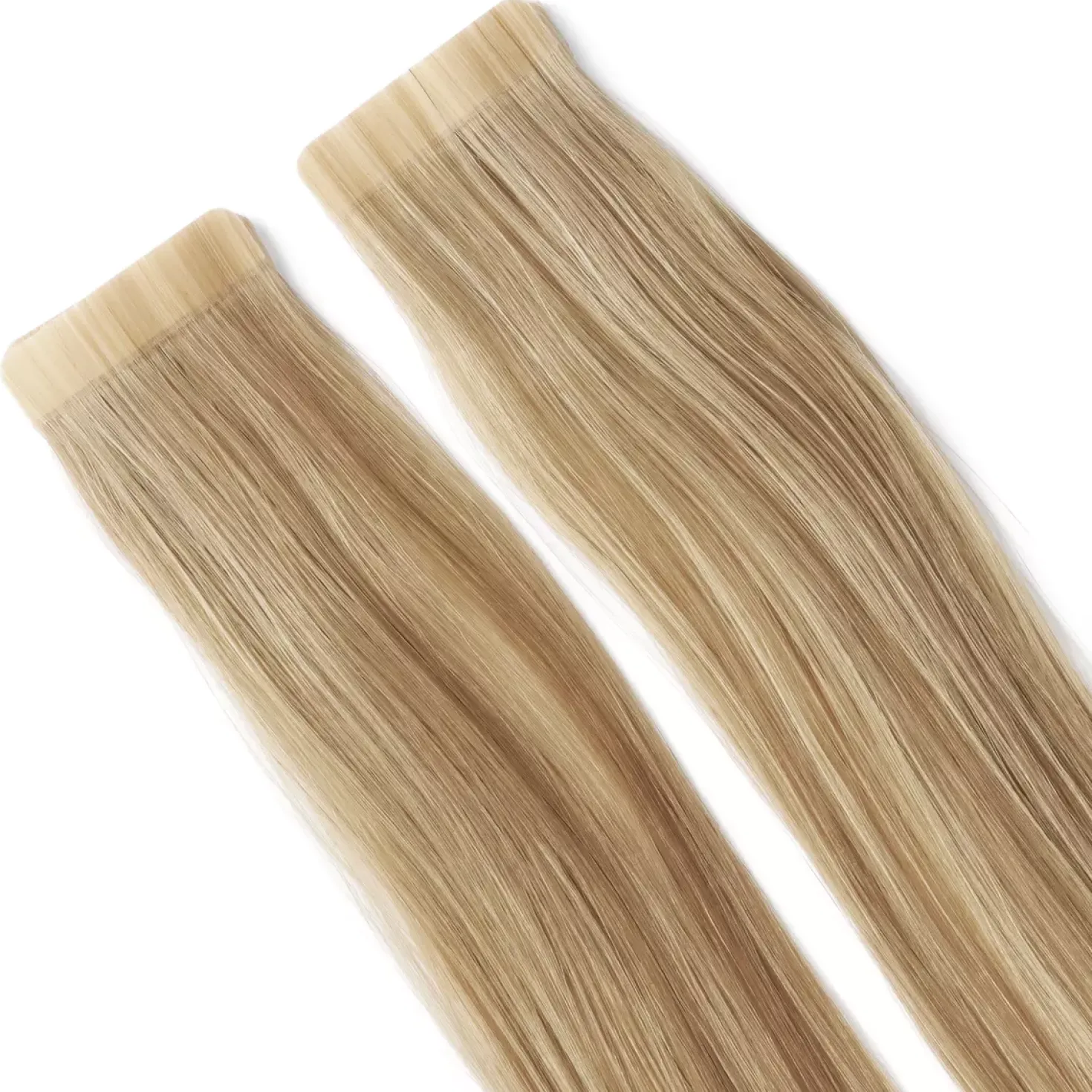 Rapunzel of Sweden Premium Tape Extensions Straight / Classic Tape 4 cm / 8 pieces 50 cm M7.3/10.8 Cendre Ash Blonde Mix