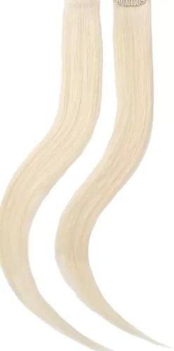 Rapunzel of Sweden Single Invisible Clip-ins Straight / 2 pieces 40 cm Brown Ash Blonde Balayage B5.1/7.4