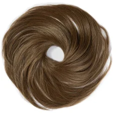 Rapunzel of Sweden Vegan Hair Scrunchie 20 cm M7.3/10.8 Cendre Ash Blonde Mix