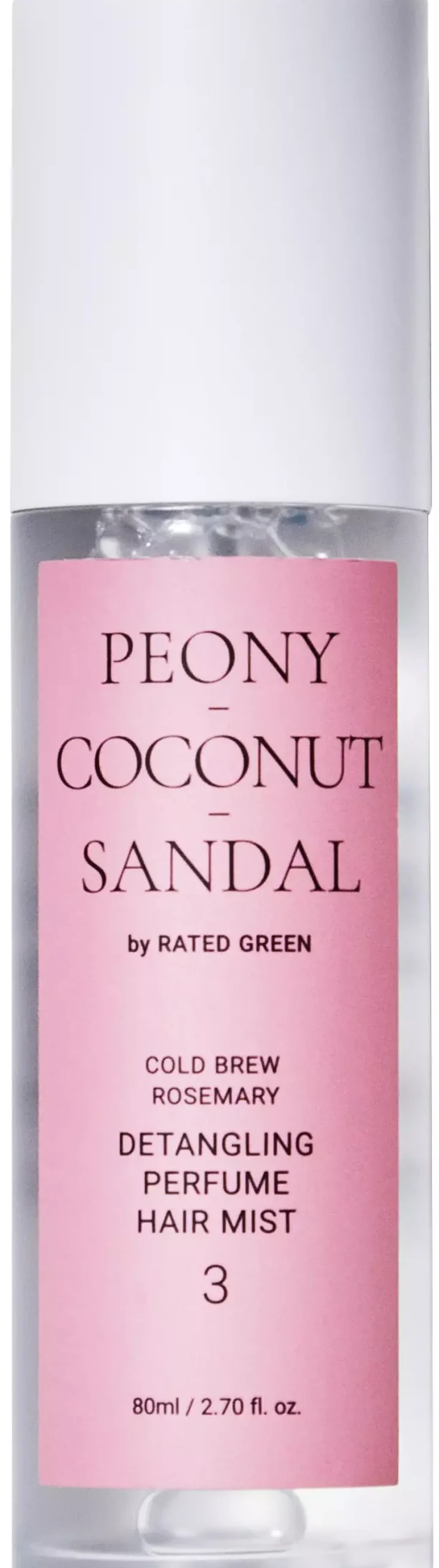 Rated Green Detangling Perfume Hair Mist 3 Peony-Coconut-Sandal 80 ml