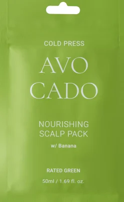 Rated GreenScalp Pack Cold Press Avocado Nourishing Scalp Pack Banana 200 ml