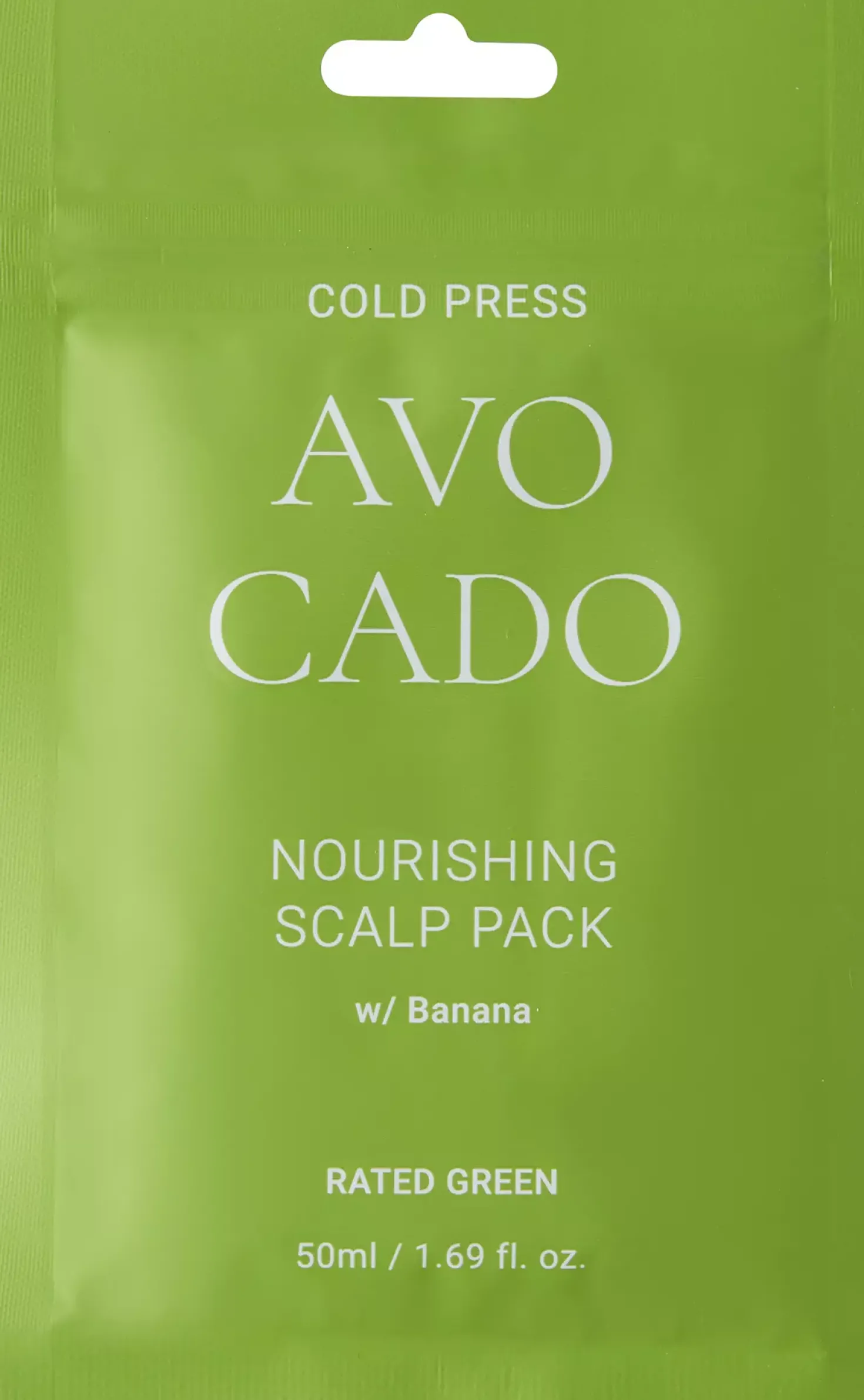 Rated GreenScalp Pack Cold Press Avocado Nourishing Scalp Pack Banana 200 ml