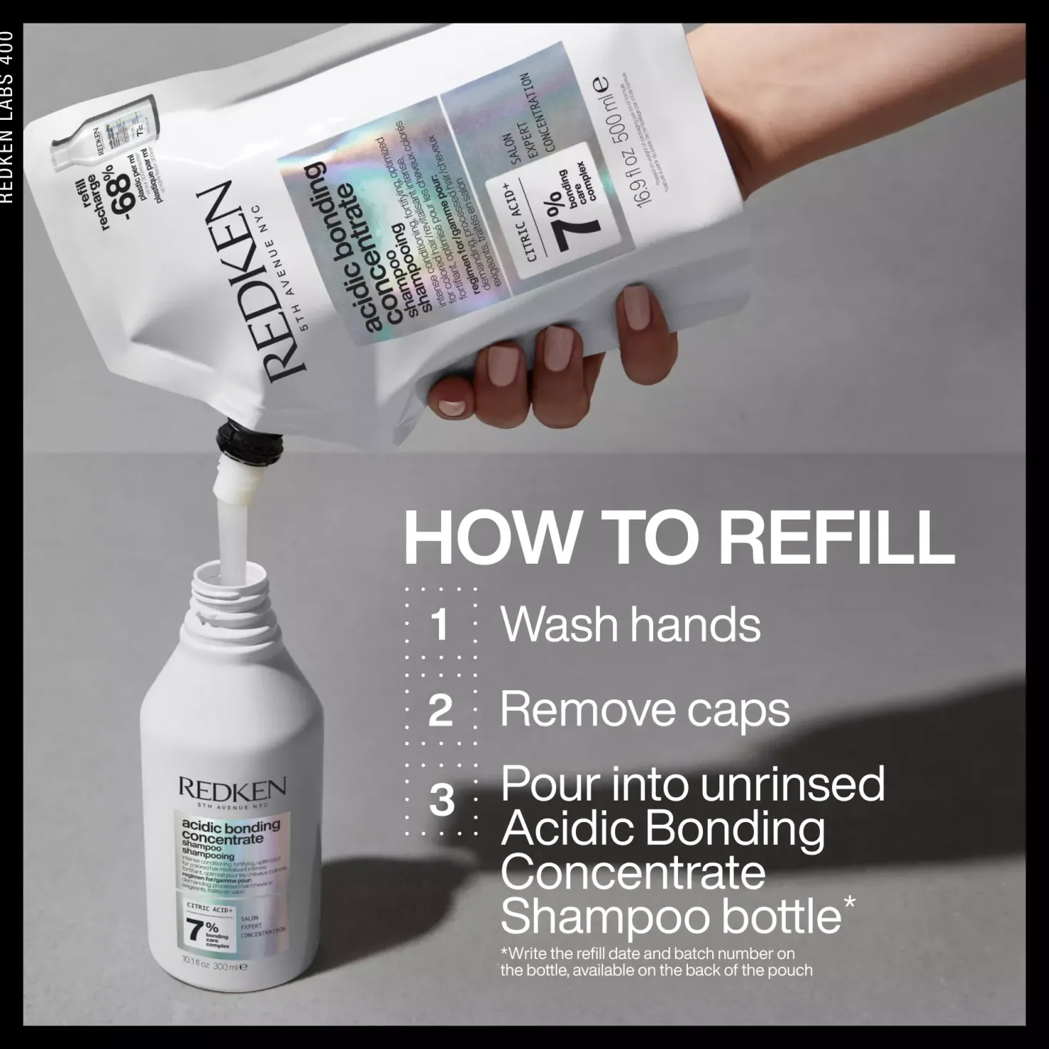 RedkenAcidic Bonding Concentrate Shampoo Refill
