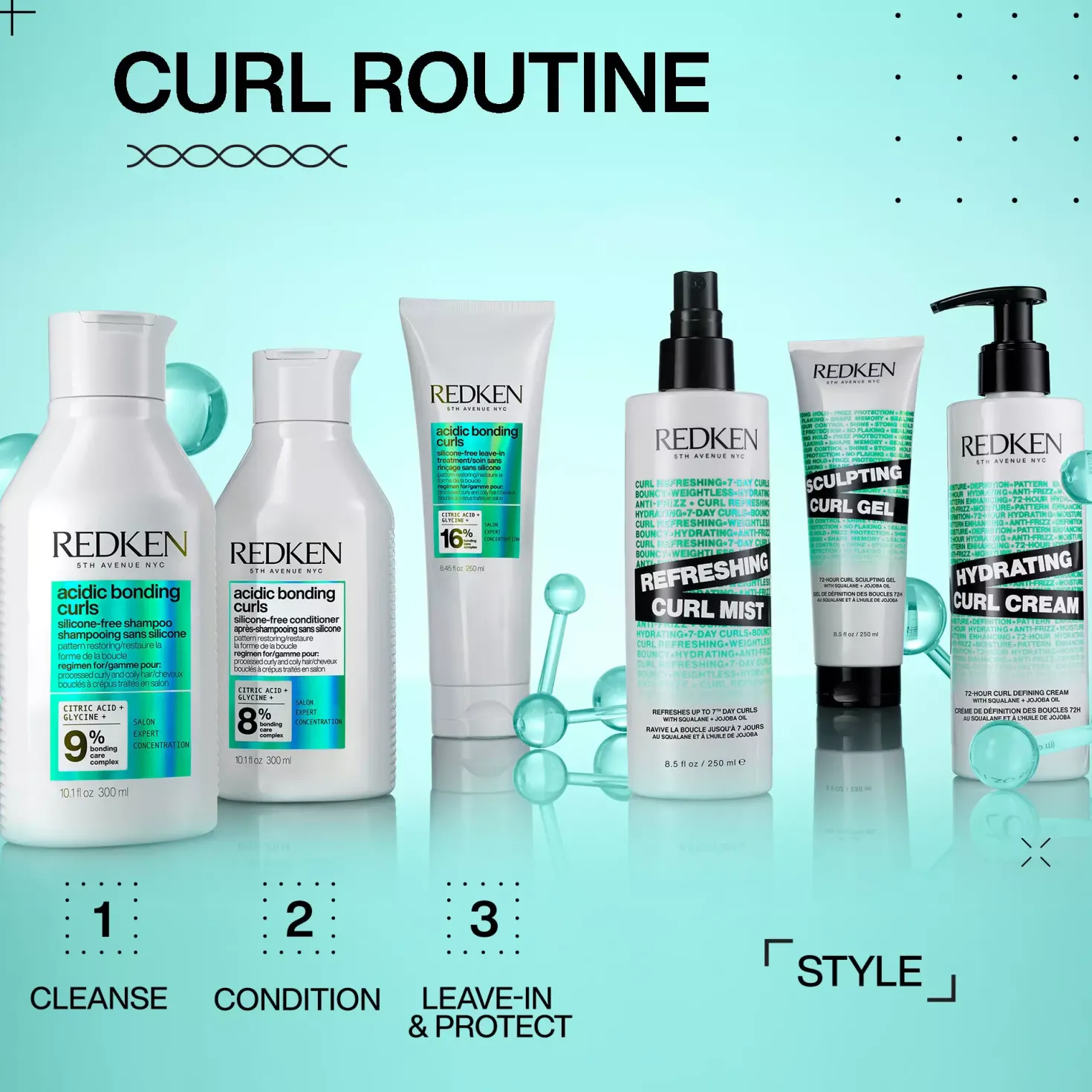 RedkenAcidic Bonding Curls Leave-in Treatment 250 ml