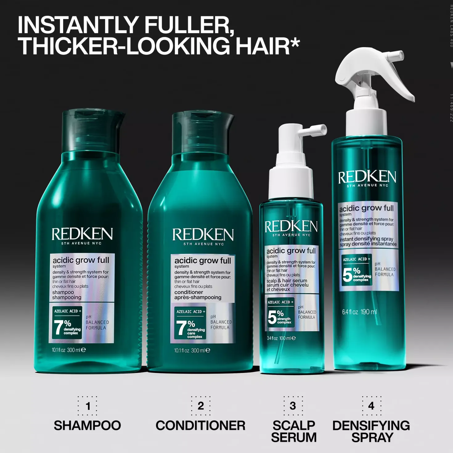 RedkenAcidic Grow Full System Anti Hair-Fall Intensive Treatment