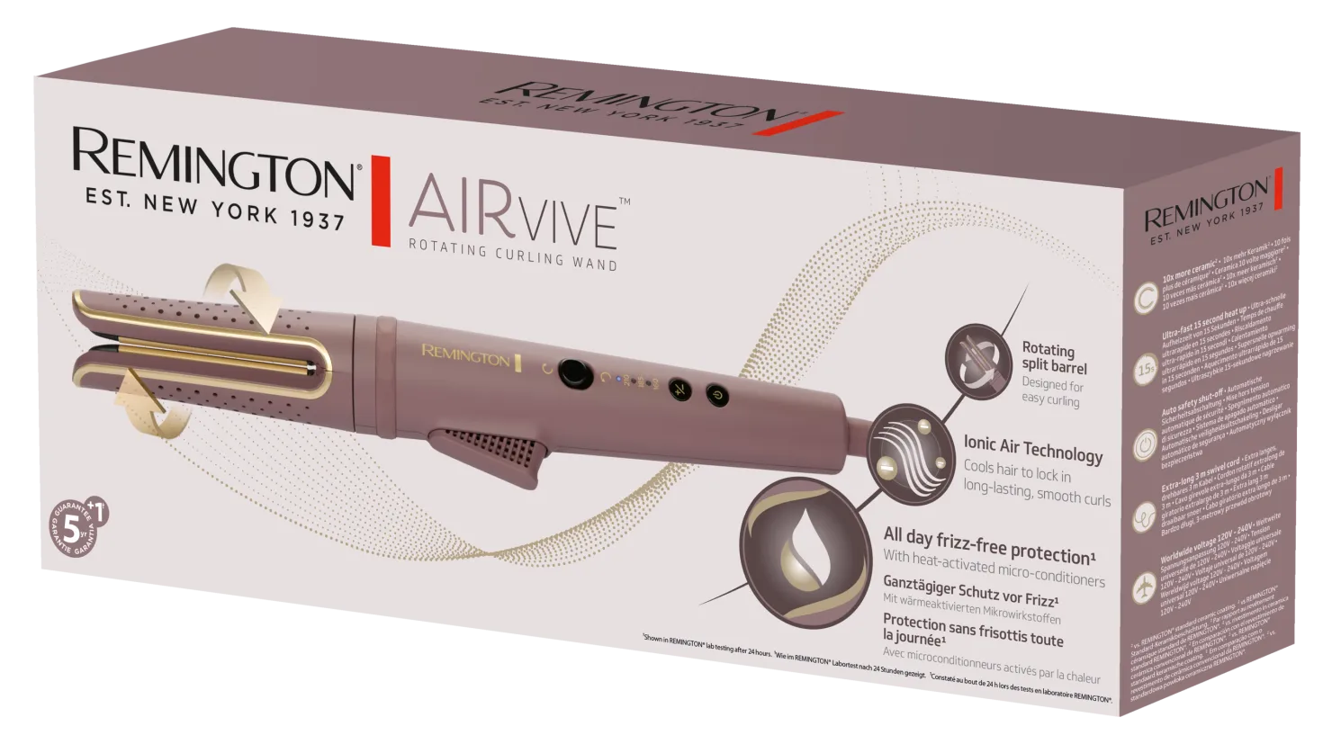 Remington CI8930 AIRvive™ Rotating Curling Wand