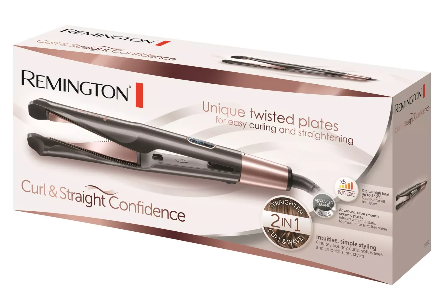 RemingtonCurl & Straight Confidence Tong