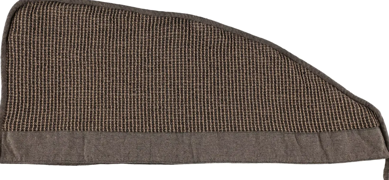 RentoKenno Hair towel 30x72 cm Black/Beige