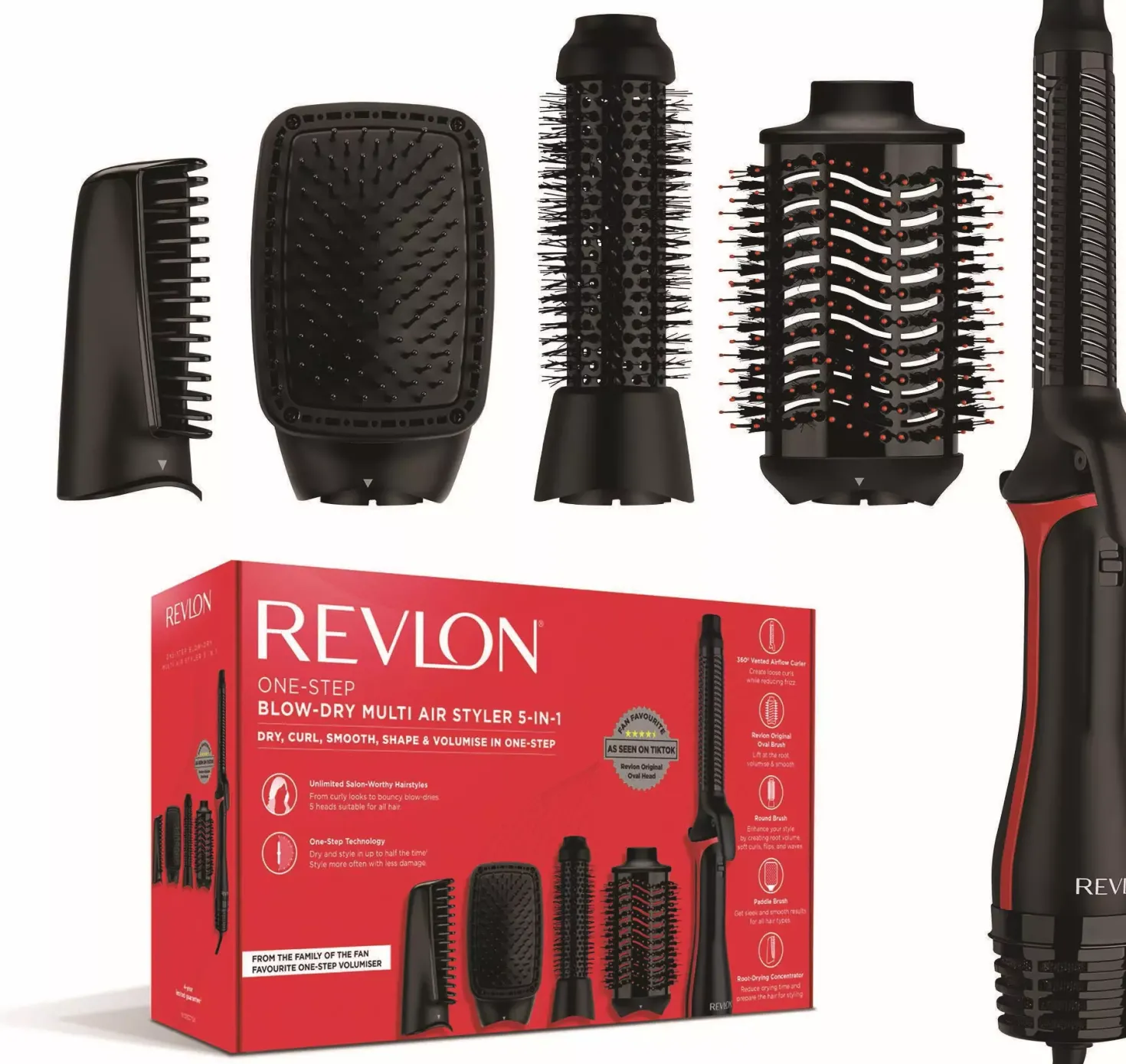 Revlon Tools One-Step Blow-Dry Multi Air Styler 5-In-1