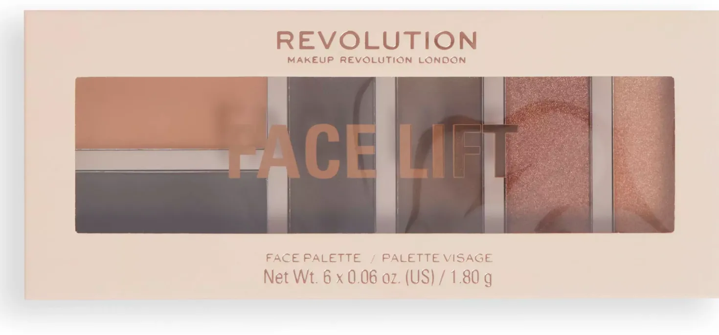Revolution Beauty London Face Lift Palette Tan to Deep 10 g