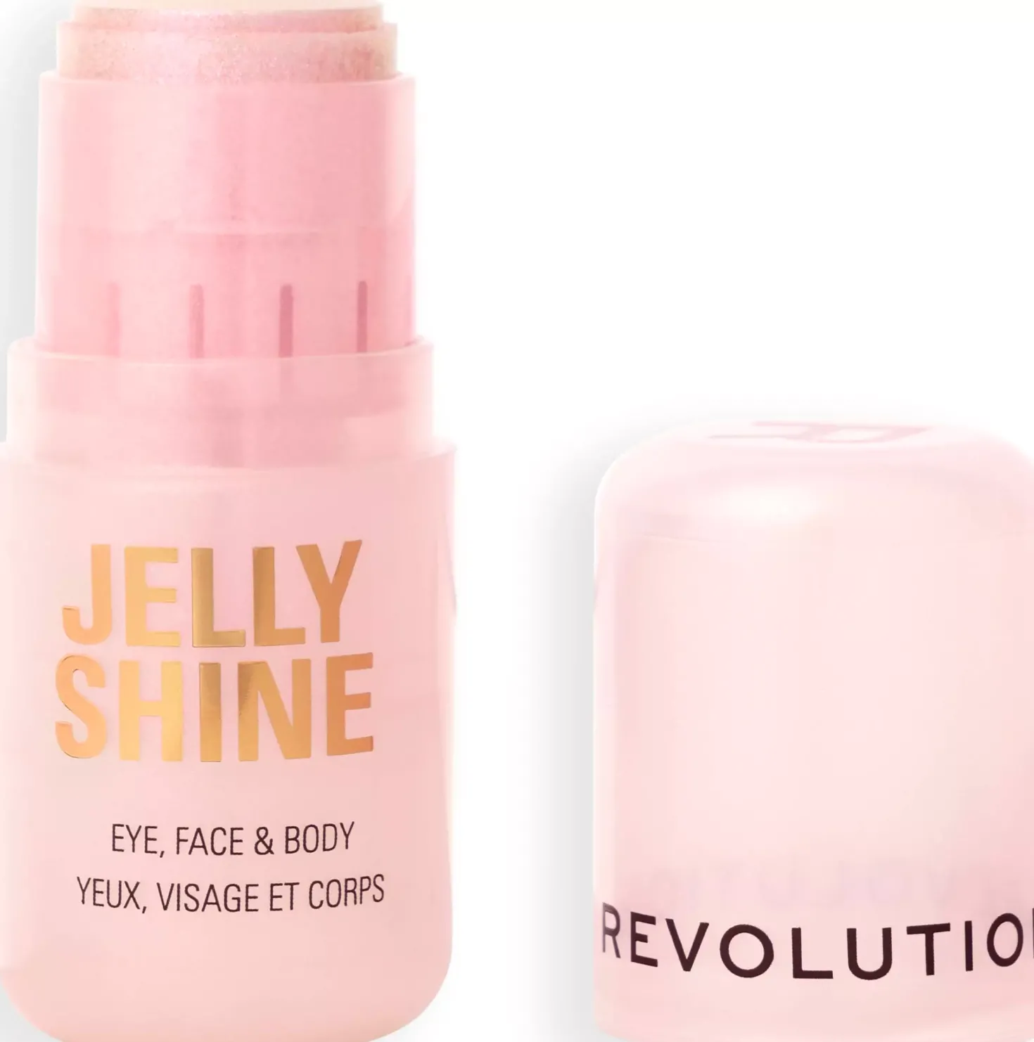 Revolution Beauty London Jelly Shine Shadow and Highlight Stick Silver Moonlight