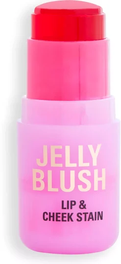 Revolution Beauty London Jelly Blush Stick Lip and Cheek Stain Peach Orange