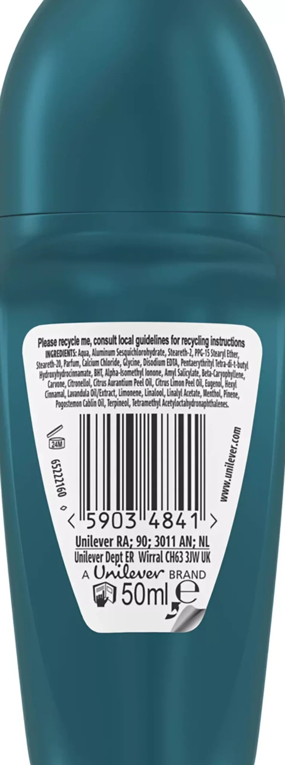 Rexona Men 72h Advanced Protection Menthol & Blue Lavender Roll-on 50 ml