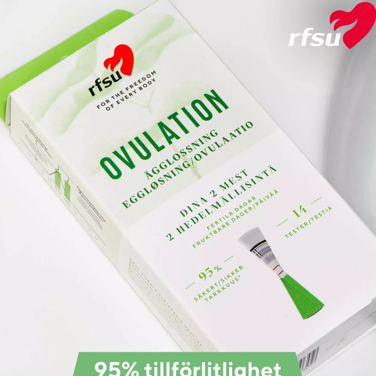 RFSU Ovulation Test Ägglossning 14 stk