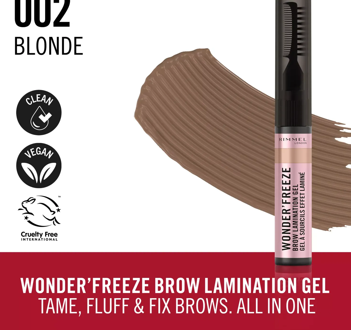 Rimmel Brow Lamination Gel 002 Blonde
