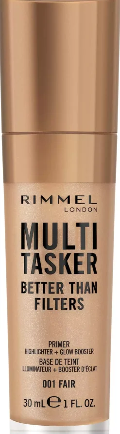 RimmelKind & Free Multi-Tasker Better Than Filters Face Primer Glow Booster and Highlighter 003 Light
