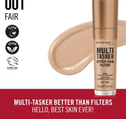 RimmelKind & Free Multi-Tasker Better Than Filters Face Primer Glow Booster and Highlighter 003 Light