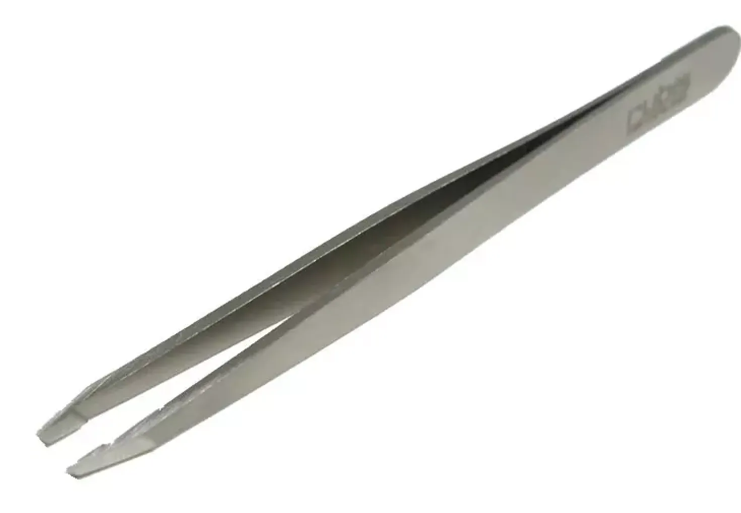 Rubis Tweezers Slanted Steel