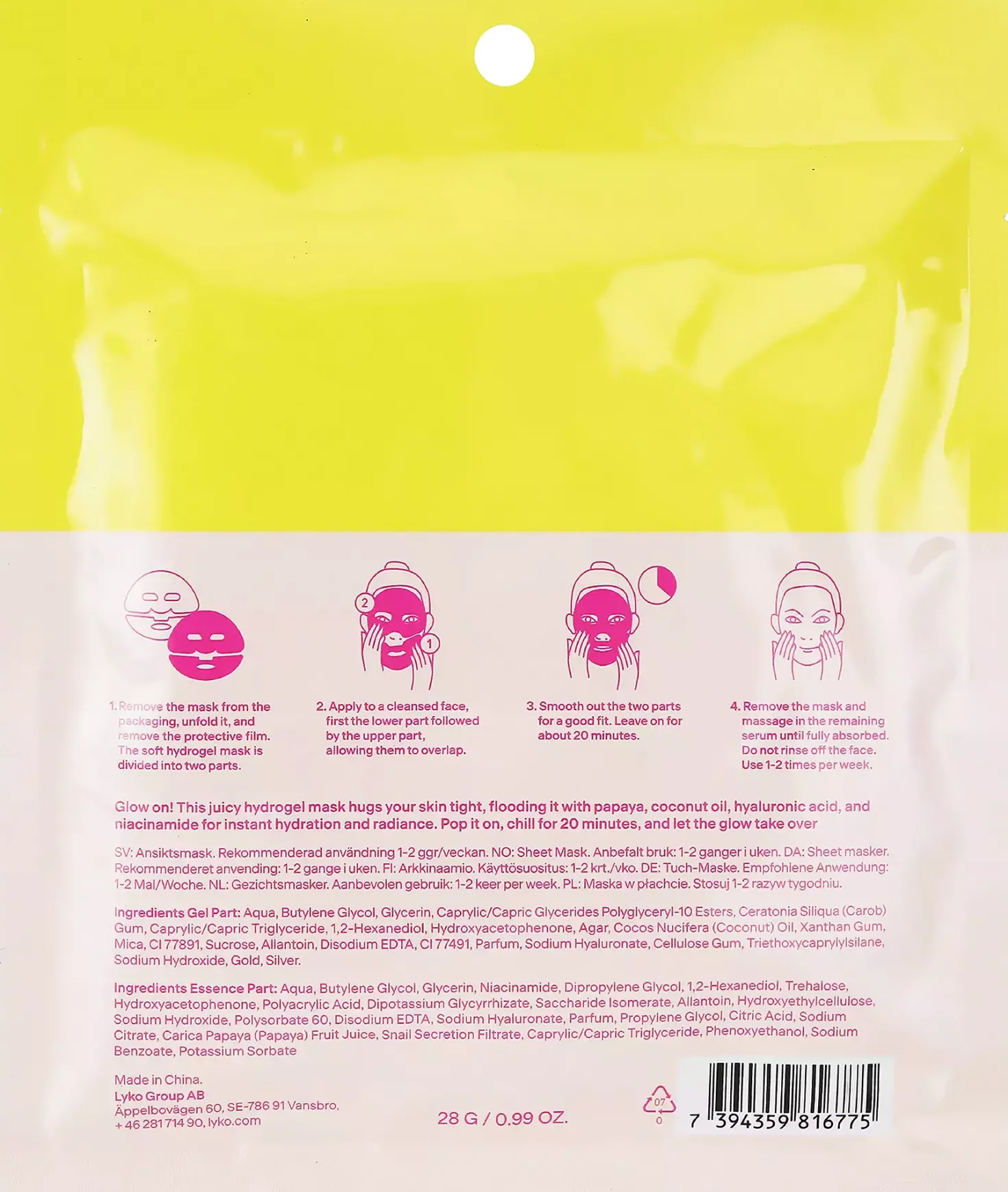 RudyAmalfie Peony Le Maioliche Bath & Shower Gel 700 ml