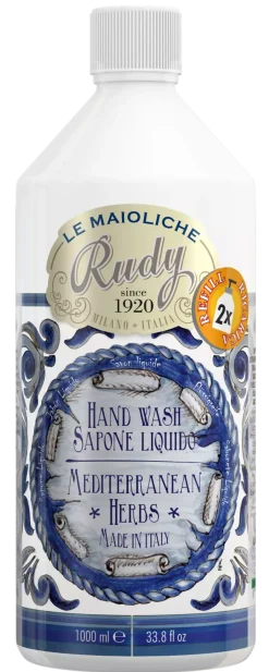 RudyMidterraenan Herbs Le Maioliche Hand Wash Refill 1000 ml