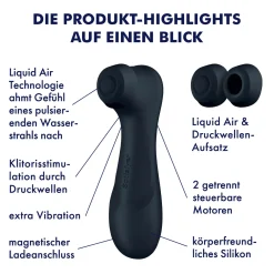 Satisfyer Pro 2 Generation 3 with Liquid Air Wine Red
