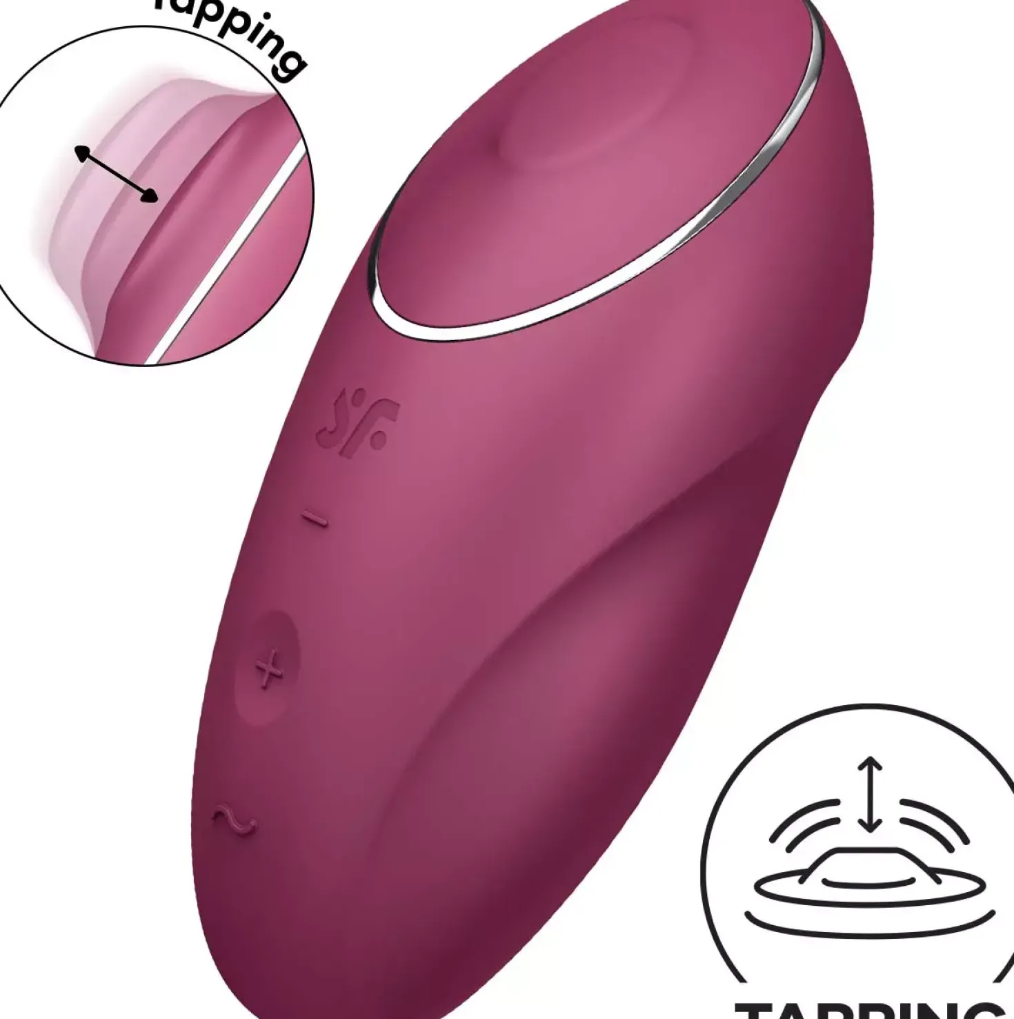 Satisfyer Tap & Climax 1 bluegrey Blue