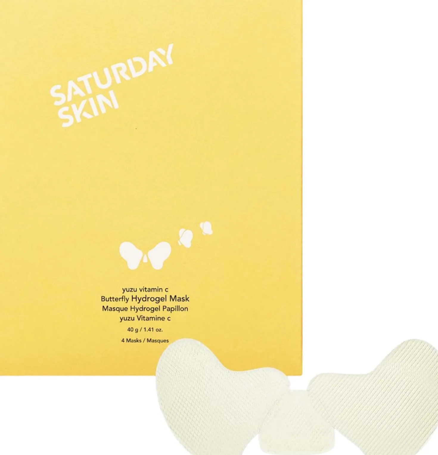 Saturday Skin Yuzu Vitamin C Butterfly Hydrogel Mask 40 g